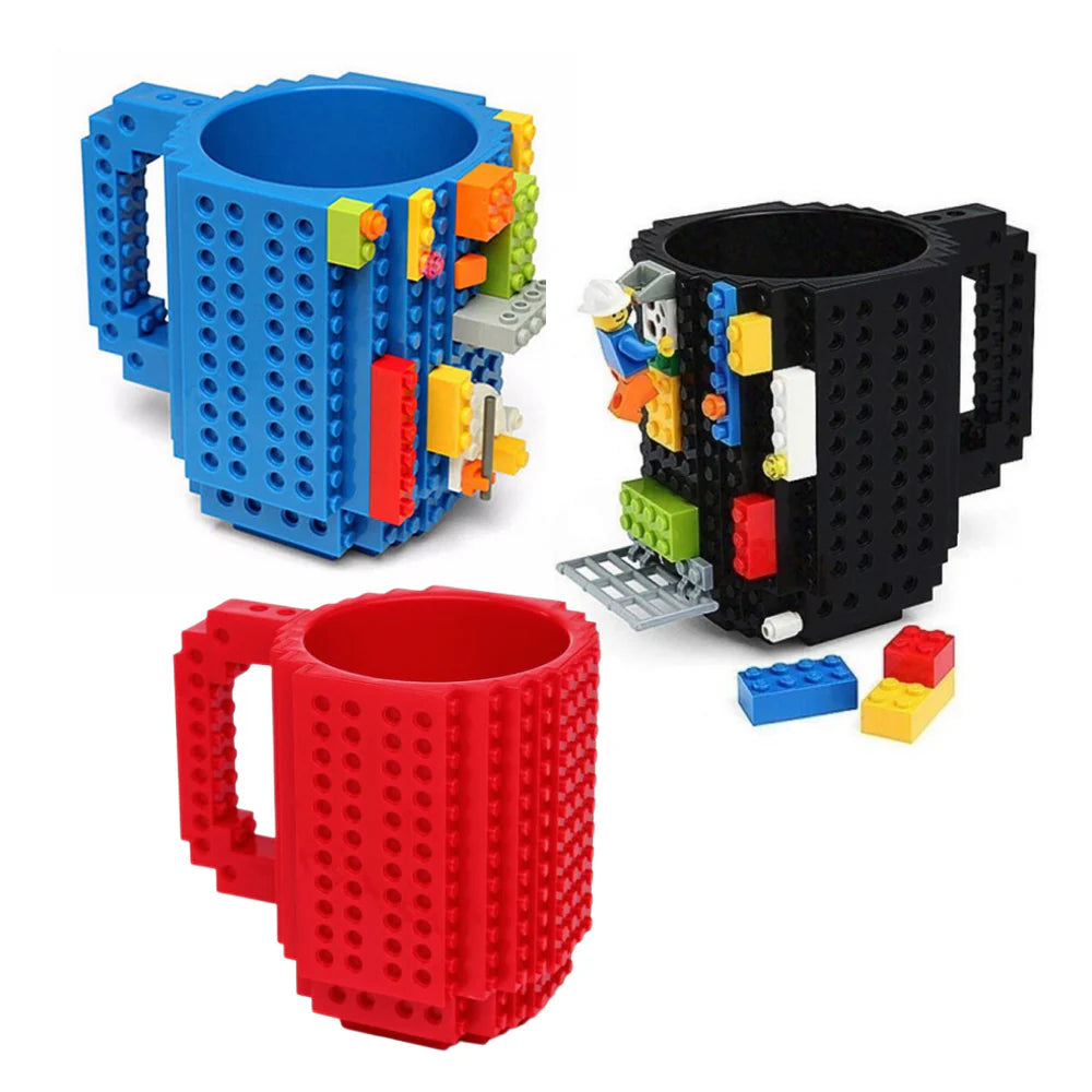 Design Kaffebecher zum Gestalten (Lego Kompatibel)