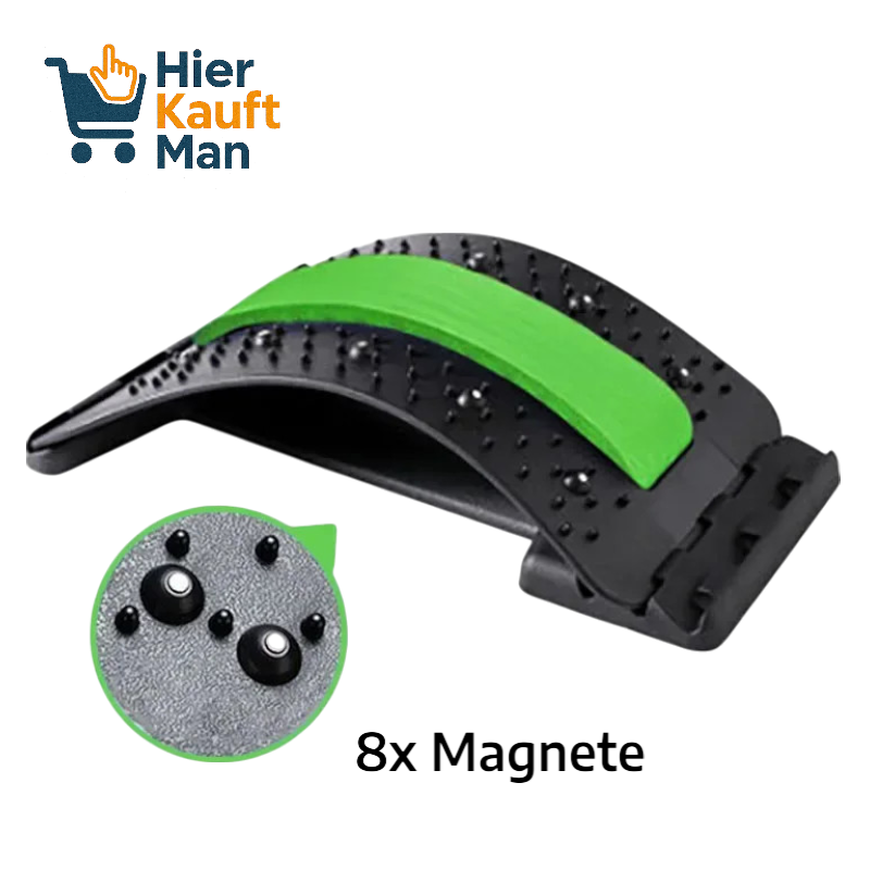 Verstellbarer Rückenstrecker mit Magnettherapie