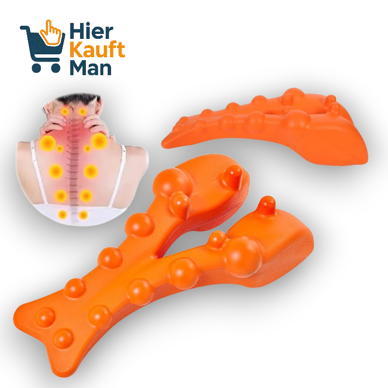 Ergonomisches Massagekissen für Nacken, Schultern & Rücken