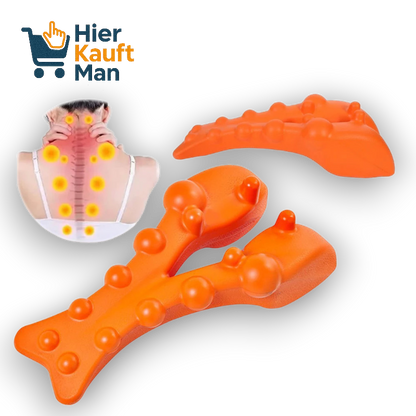 Ergonomisches Massagekissen für Nacken, Schultern & Rücken