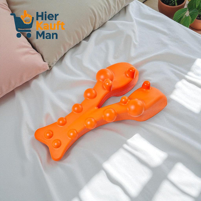 Ergonomisches Massagekissen für Nacken, Schultern & Rücken
