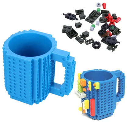 Design Kaffebecher zum Gestalten (Lego Kompatibel)