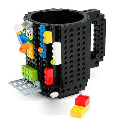 Design Kaffebecher zum Gestalten (Lego Kompatibel)